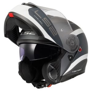LS2 Strobe 2 Victory Mat Gri-Mavi-Kum Kask