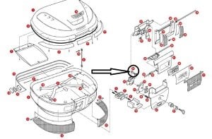 Givi Z234B E52 Çanta Kilit Mekanizma Mandalı