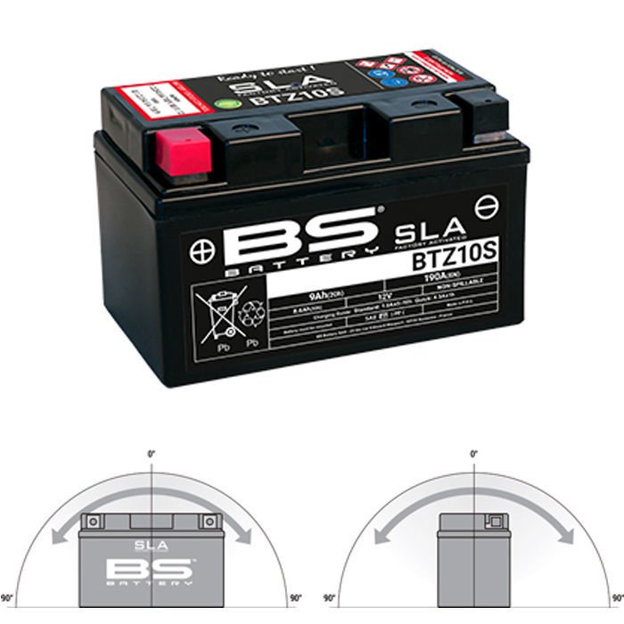 BS Battery BTZ10S SLA Motosiklet Aküsü