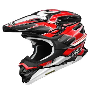 SHOEI VFX-WR06 Kros Kask Sparkle TC-1 Kırmızı
