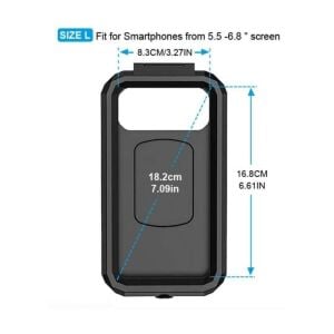 Nukrotech Su Geçirmez Gidon Bağlantılı Telefon Tutucu N18-54B