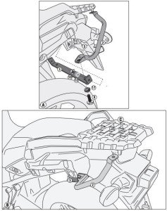 Givi SRA3105 Suzuki DL 1000 V-Strom Arka Çanta Demiri