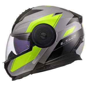 LS2 Scope 2 Kask Duria Gri Neon Sarı