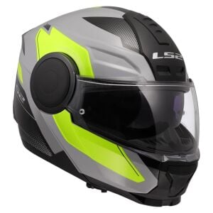 LS2 Scope 2 Kask Duria Gri Neon Sarı