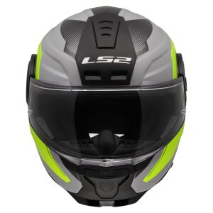 LS2 Scope 2 Kask Duria Gri Neon Sarı