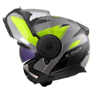 LS2 Scope 2 Kask Duria Gri Neon Sarı