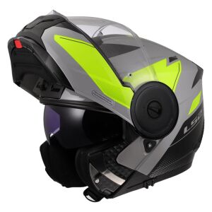 LS2 Scope 2 Kask Duria Gri Neon Sarı