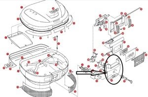 Givi Z368N Çanta Kilit Mekanizma Alt Kapak