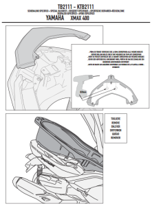 Givi TB2111 Yamaha X-Max 125-250-400 (13-14) Sissybar