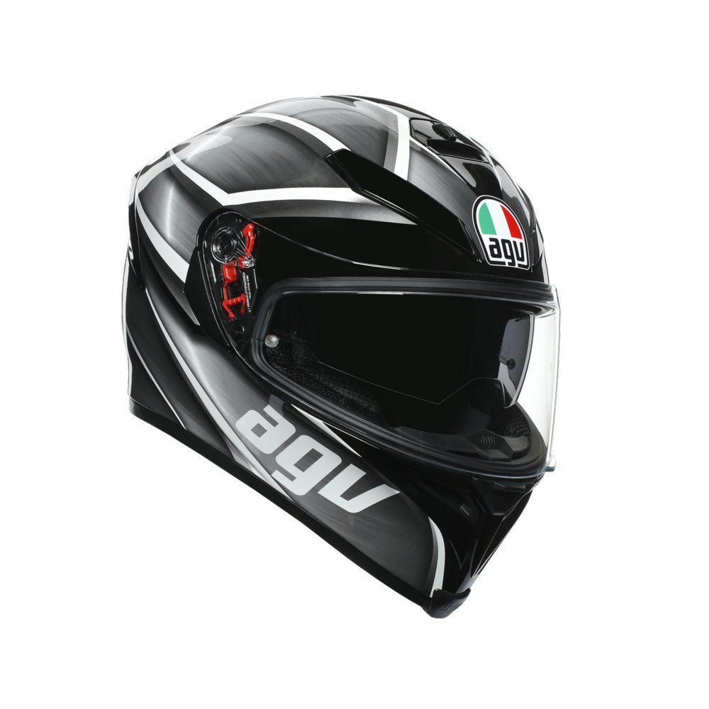 AGV K5 S Kask Tempest Black Silver XS