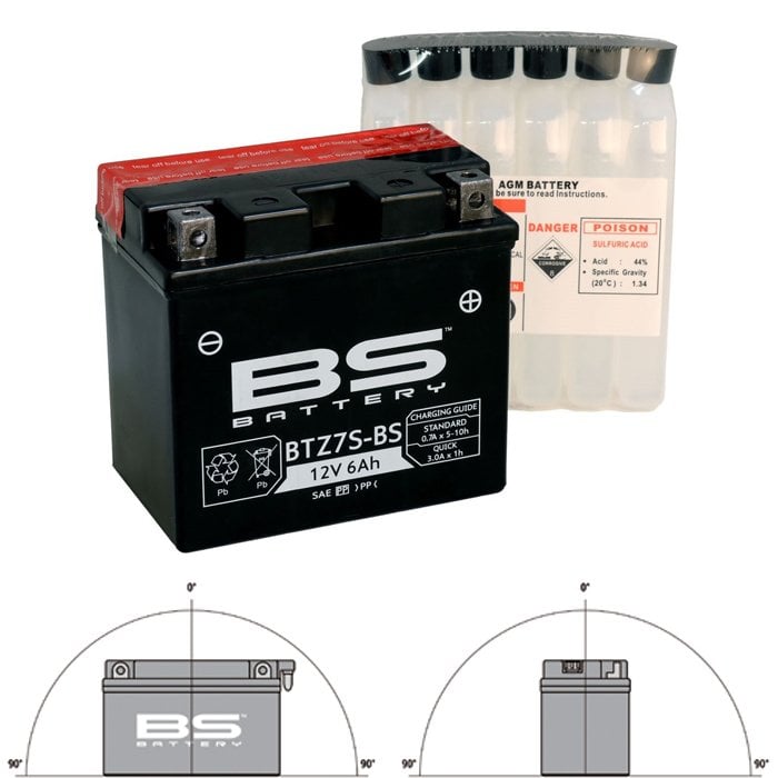 BS Battery BTZ7S-BS Motosiklet Aküsü