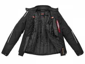 SPIDI Tronik Tex Kadın Mont Siyah Beyaz