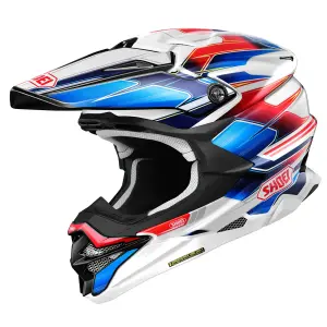 SHOEI VFX-WR06 Kros Kask Sparkle TC-10 Beyaz