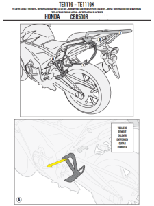 Givi TE1119 Honda CB 500F-CBR 500R Yan Kumaş Çanta Demiri
