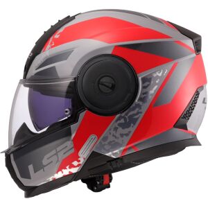 LS2 Scope 2 Oxyd Gri Kırmızı Kask