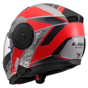LS2 Scope 2 Oxyd Gri Kırmızı Kask