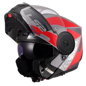 LS2 Scope 2 Oxyd Gri Kırmızı Kask