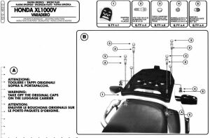 Givi E212 Honda Xl1000V Varadero (99-06) Arka Çanta Demiri