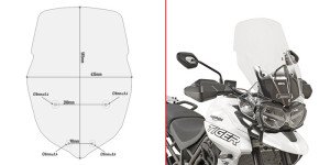 Givi D6413ST Triumph Tiger 800 XC/XR Ön Cam