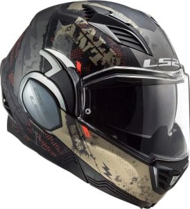 LS2 Valiant 2 Kask Gripper Antik Sarı
