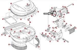 Givi Z611 Çanta Düğmesi