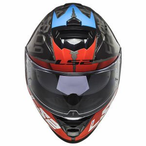 Ls2 Storm Sprinter Kask Siyah Kırmızı Titanium
