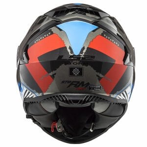Ls2 Storm Sprinter Kask Siyah Kırmızı Titanium