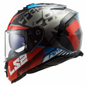 Ls2 Storm Sprinter Kask Siyah Kırmızı Titanium