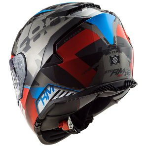 Ls2 Storm Sprinter Kask Siyah Kırmızı Titanium