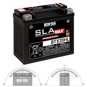 BS Battery BTX20HL SLA MAX Motosiklet Aküsü