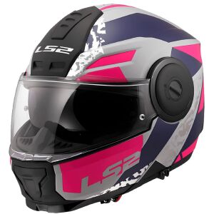 LS2 Scope 2 Oxyd Mat Gri Mavi Mor Kask