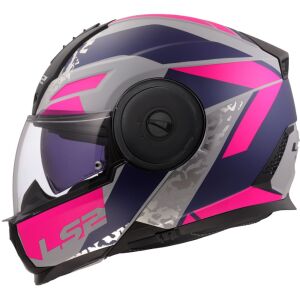 LS2 Scope 2 Oxyd Mat Gri Mavi Mor Kask