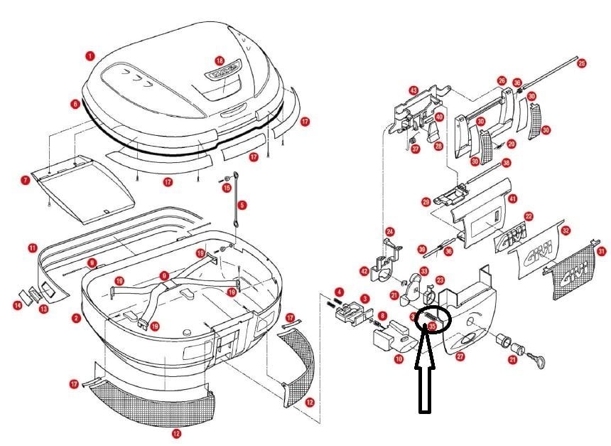 Givi Z631 Çanta Yayı