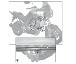 Givi TN4105 Kawasaki Versys 1000 Koruma Demiri