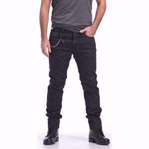 NYKS NY01 Slim Fit Korumalı Pantolon Siyah
