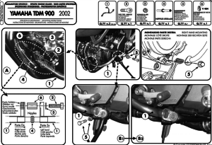 Givi TN347 Yamaha TDM 900 Koruma Demiri