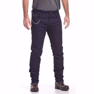 NYKS NY01 Slim Fit Korumalı Pantolon Mavi