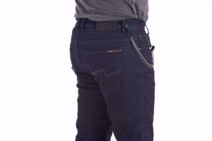 NYKS NY01 Slim Fit Korumalı Pantolon Mavi