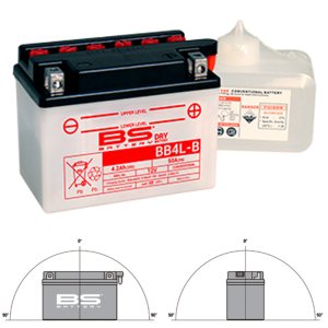 BS Battery BB4L-B  DRY Motosiklet Aküsü