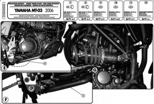 Givi TNH356 Yamaha Mt-03 600 (06-14) Koruma Demiri