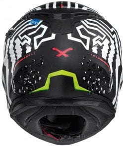 NEXX SX.100 Kask Enigma Mat Siyah Beyaz