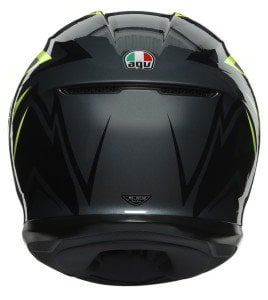 AGV K6 Kask Flash Grey Black Lime