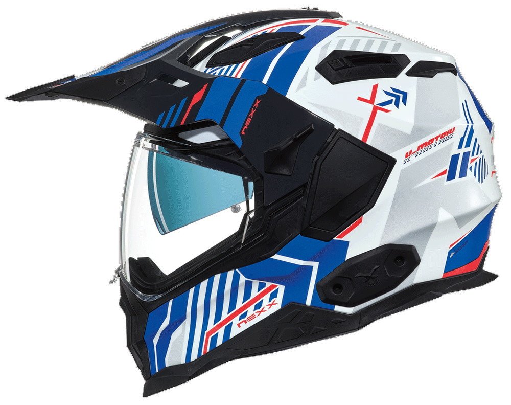 Nexx X.Wed 2 Kask Wild Country Beyaz Mavi | Nexx Enduro Kasklar