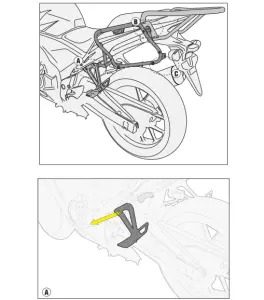 Givi PLX1119 Honda CB 500F - CBR 500R Yan Çanta Demiri
