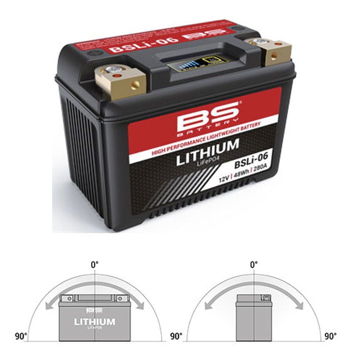 BS Battery BSLI-06 Lithium-Ion Motosiklet Aküsü
