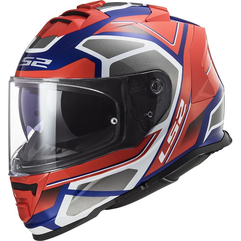 LS2 Storm Kask Faster Kırmızı Mavi