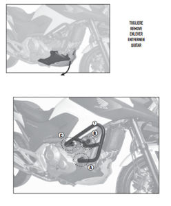Givi TN1111 Honda Nc 700-750 X-S-Dct Koruma Demiri