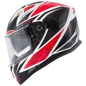 Givi Stoccarda Kask Follow Beyaz Siyah Kırmızı