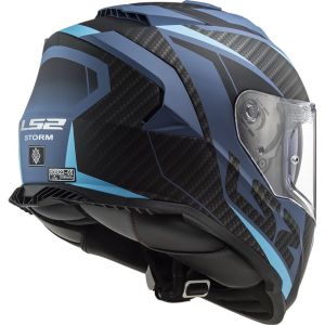 LS2 Storm Racer Mat Mavi Kask