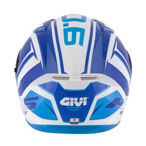 Givi Stoccarda Kask Blades Beyaz Mavi